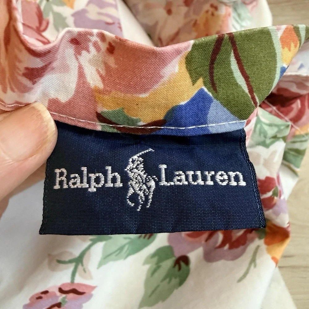 Ralph Lauren Vintage Southampton Beach House Twin Flat Sheet Cottagecore